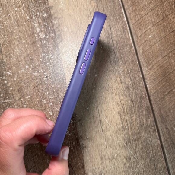 Temdan Magnetic iPhone 16 Pro Case 360 Rotatable Ring Stand MagSafe Purple - Picture 6 of 7